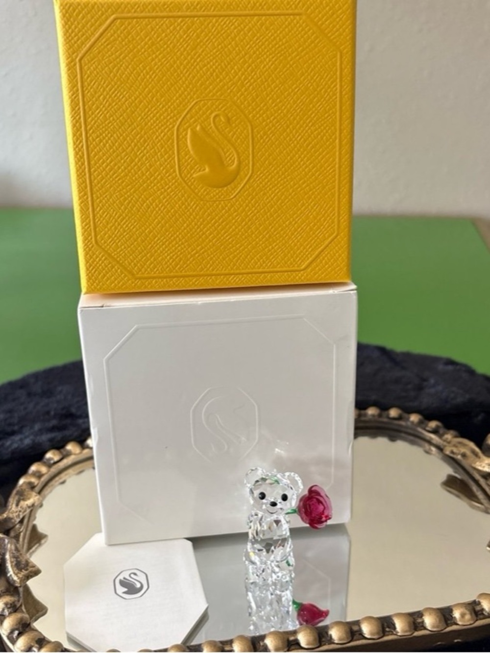 Swarovski Kris Bear A Rose with Love